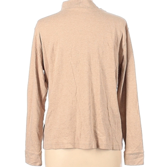 Lands End Tan Turtleneck - Picture 3 of 4